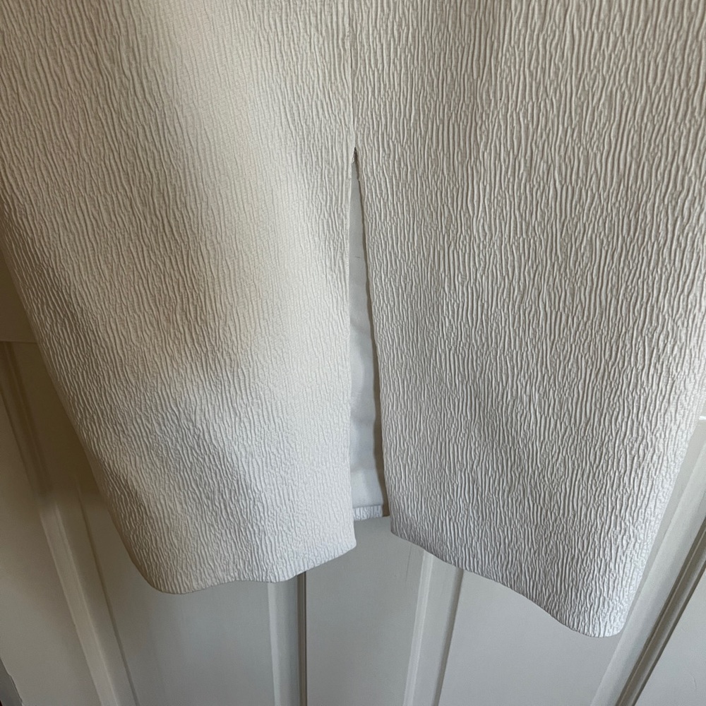 Emilia Wickstead BIRCH BRIDAL DRESS IN IVORY TEXTURED CLOQUE size 6 us altered - Picture 10 of 14